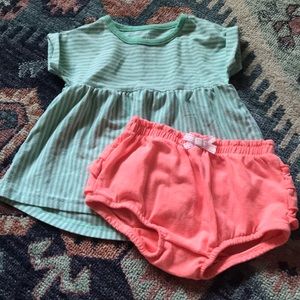 Cat & Jack summer matching set size 6-9 months